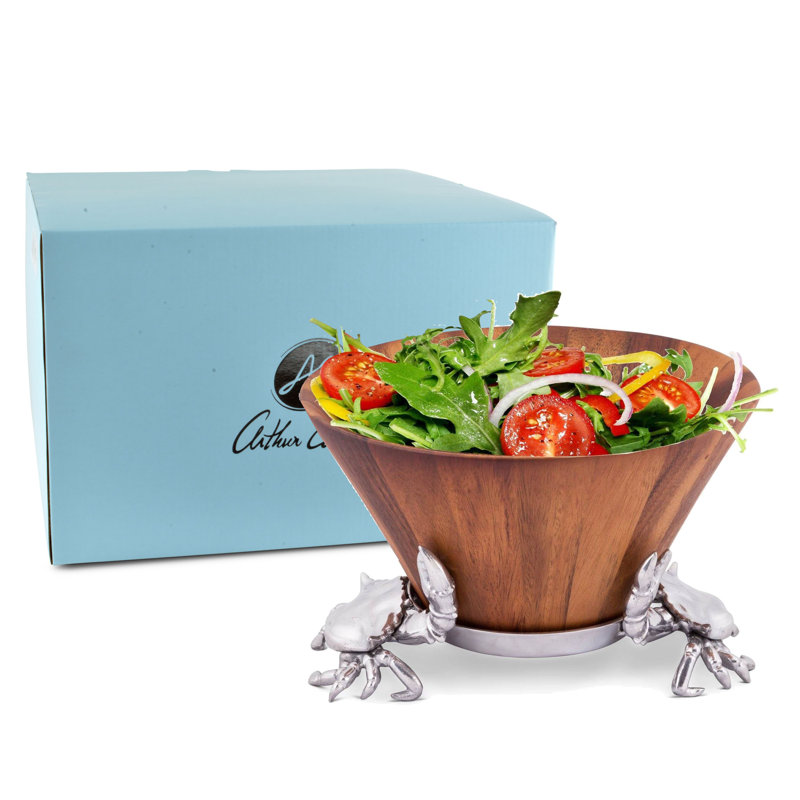 Bol à salade en bois crabe Coastal