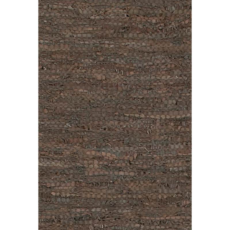 Saket Hand Loomed Modern Area Rug in Brown, Rectangle 3'6" x 5'6"