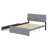 Upholstered Platform Bed With Trundle-930083596