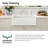 36'' L Single Bowl Fireclay Kitchen Sink