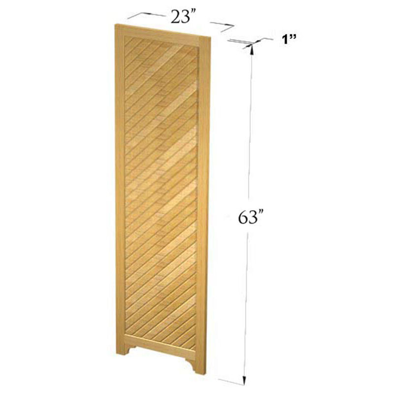 Écran d'intimité 5,25 pi x 5,83 pi - utilisation intérieure ou extérieure