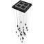 Aspen Collection 25 Light Bubbled Crystal Multi Port Pendant-418606688