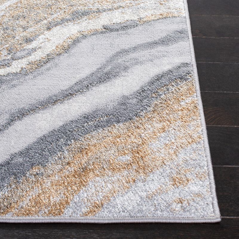 Katelin Abstract Indoor Rug, Rectangle 9' x 12'
