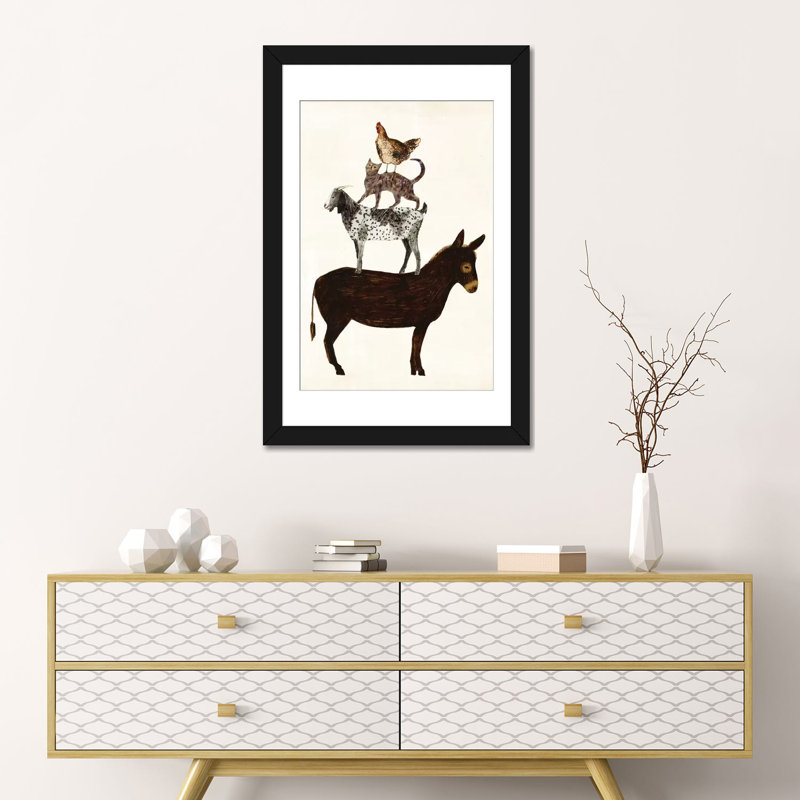 «Barnyard Buds V», impression sur toile, H 24 po x l 16 po x P 1 po, Toile tendue