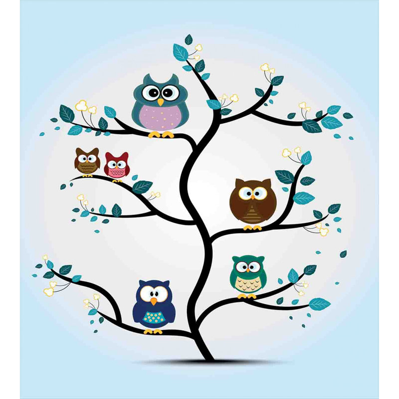 Ensemble de housse de couette hibou