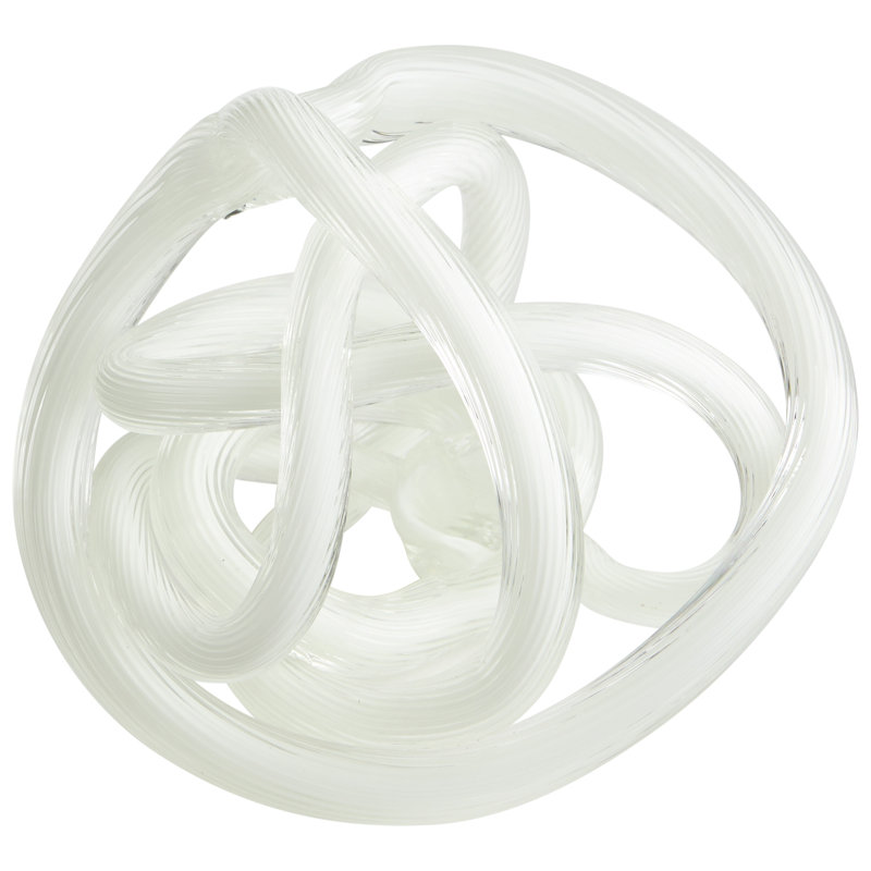 Sculpture entrelacée, H 5,25 po x l 5,25 po x P 5,25 po