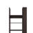 Stained Walnut 5-Shelf Open Bookcase