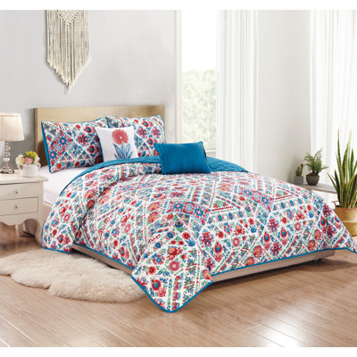 Tatyana Polyester Floral Quilt