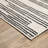 Harlow Etched Stripes Black/ Beige Area Rug-535209383