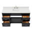 Hamlet 67'' Single Bathroom Vanity with White Quartz Top-93068148