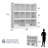 Billmont 10-Cube Bookshelf, 3-Tier Open Shelf Bookcase with Anti-Tip Device, Storage Organizer for Home Office, Living Room, Bedroom, Floor Standing Wooden Shelving Unit, Modern Cube Storage Shelf-1106280136