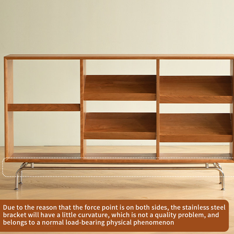 All Solid Wood Lattice Bookcase