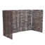 Wicker Trash Can Enclosure
