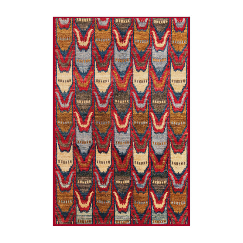 Tapis abstrait moderne 4226, Rectangle de 2 pi x 3 pi