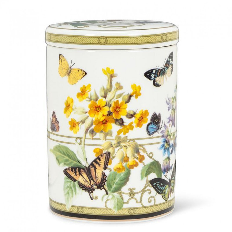Butterfly Garden Lidded Canister
