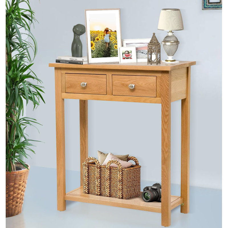 Farris 70cm Solid Wood Console Table