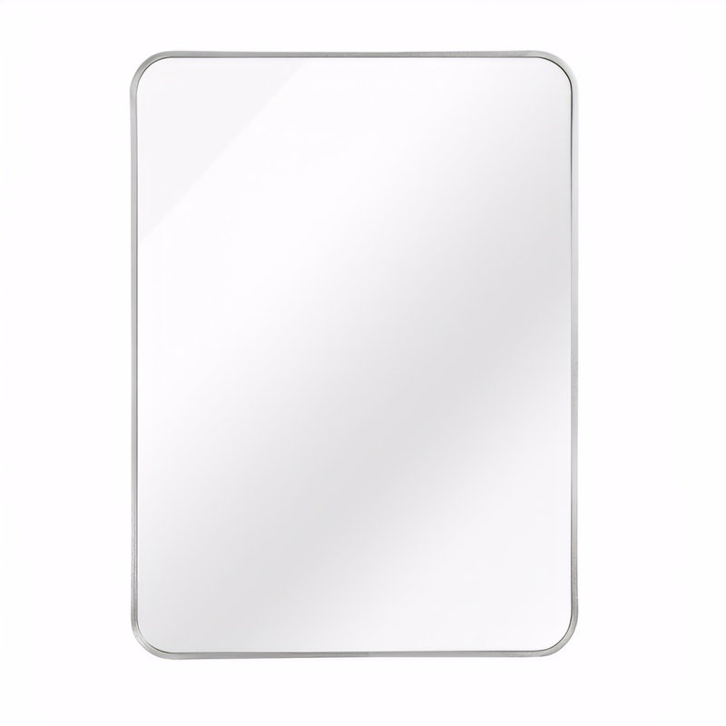 Miroir de salle de bain mural 24 po x 36 po , Argent argent