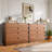 Dejesus 8-Drawer Dresser 52"W Double Dresser With Waveform Fluted Panel