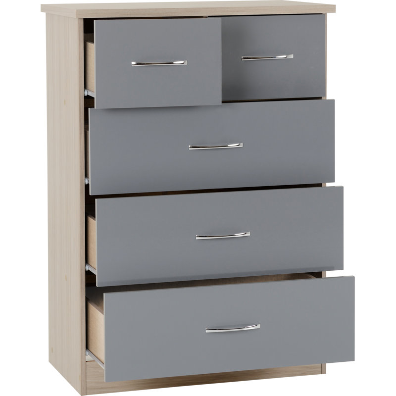 Cascio 4 Piece Bedroom Set, Grey