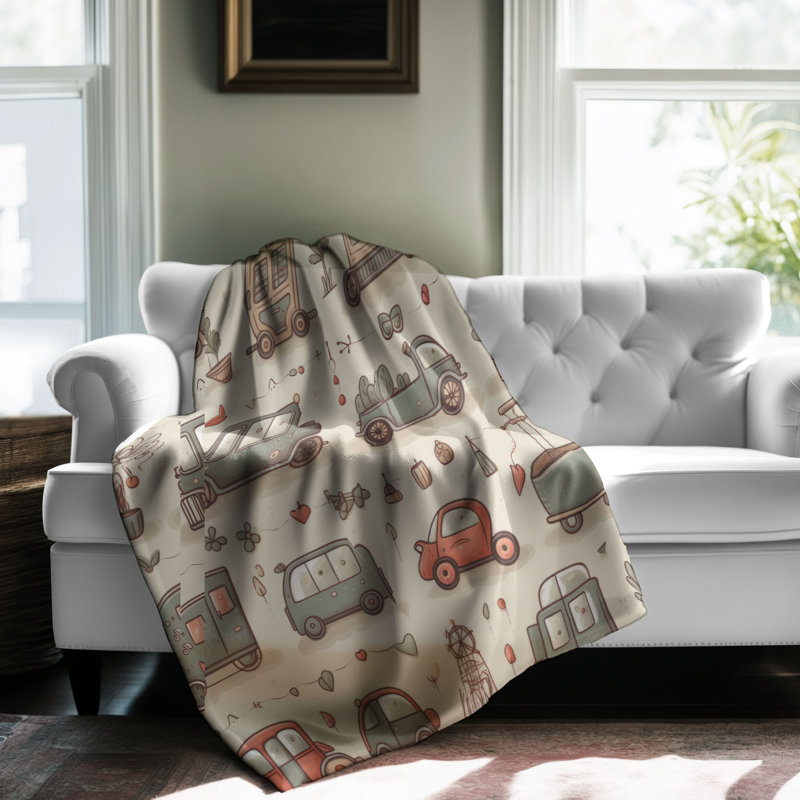 Small Driving - 1 Piece Premium Blanket, Queen