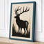 Silent Elk Scandinavian - Wrapped Canvas-2119714727-2119714729