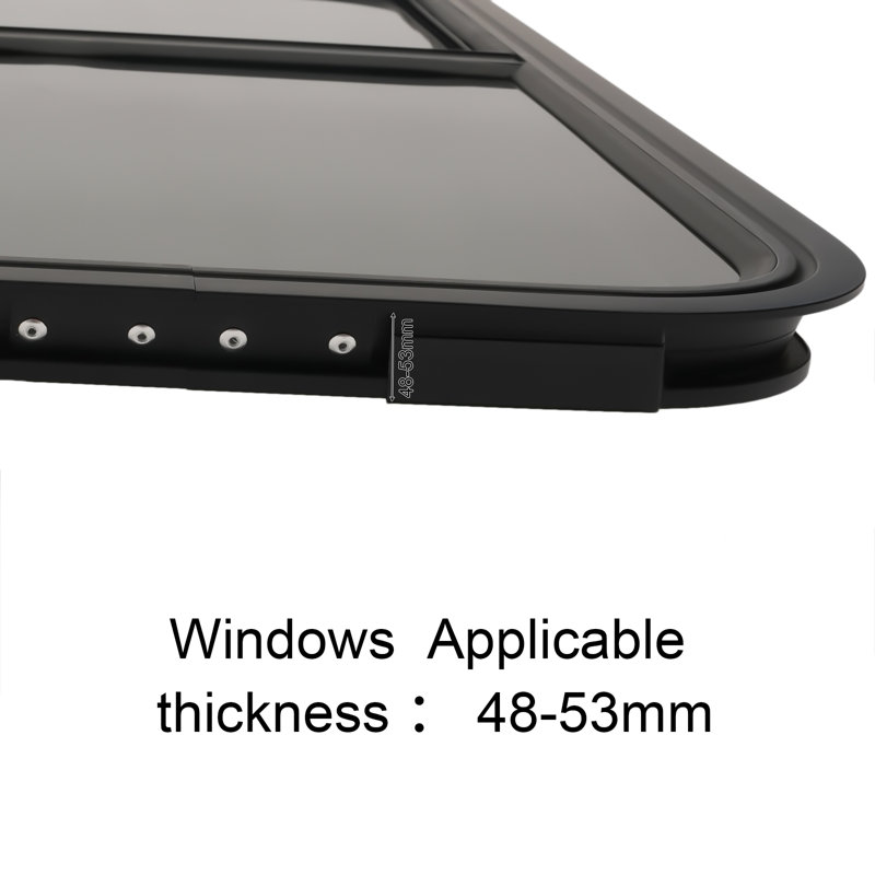 15" W x 24" H RV Window Replacement Trailer Window with Screen