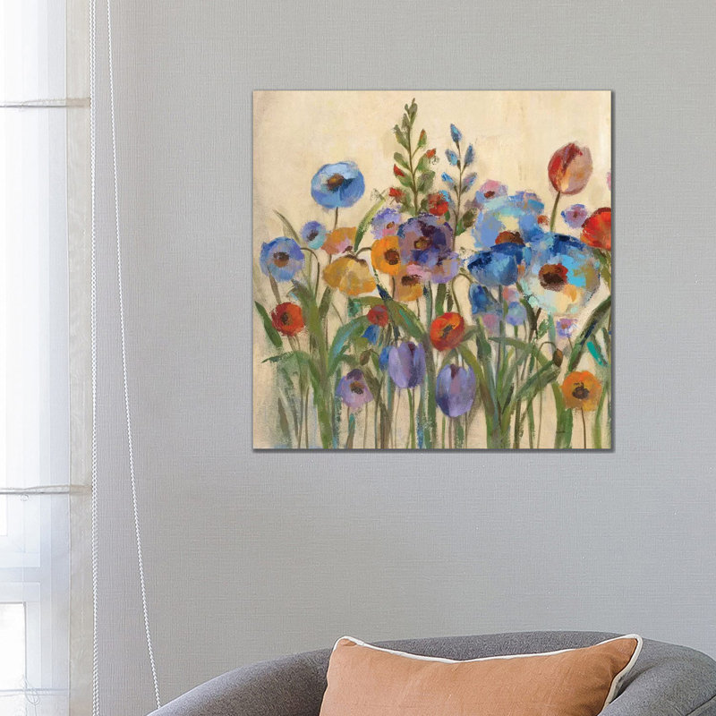 Sunrise Garden II 1 Piece Wrapped Canvas Painting, 66.04 cm H x 66.04 cm W x 1.91 cm D