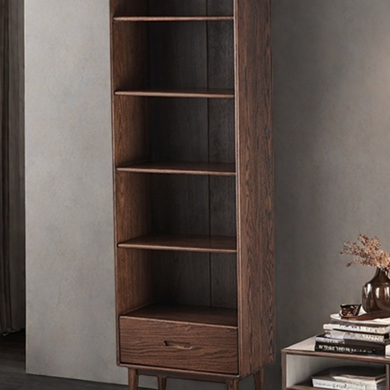 Bibliothèque moderne et classique, (5 tablettes) H 72,83 po x l 21,65 po x P 12,6 po