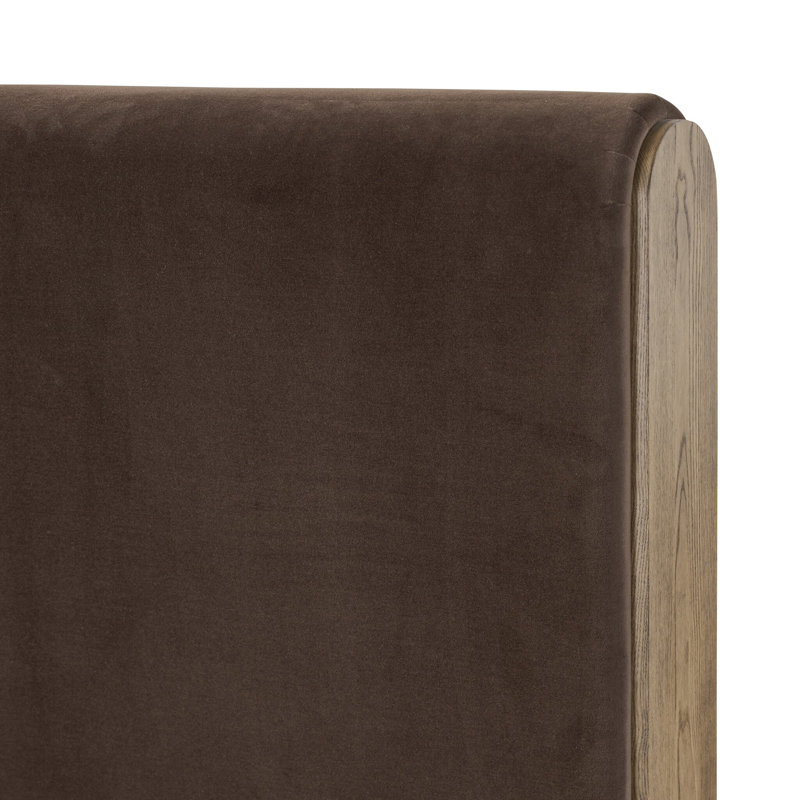 Sloane Bed-Surrey Cocoa-King, King, Surrey Cocoa