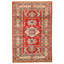Lovall Wool Oriental Area Rug in Rust
