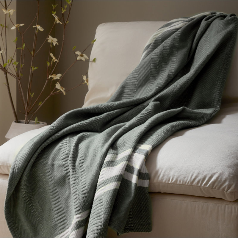 Cirrus Throw Blanket, Cypress