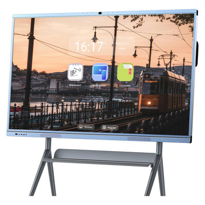 JYXCN Hurry! Smart Board All-in-One - Touch Screen with Dual System & Cloud Sharing, Empower Classroom Learning, Streamline Office Workflows & Deliver Stunning Presentations
