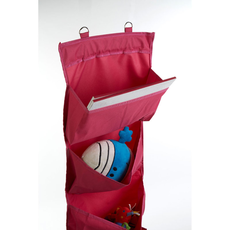 Teresa Fabric Overdoor Organiser, Hot Pink