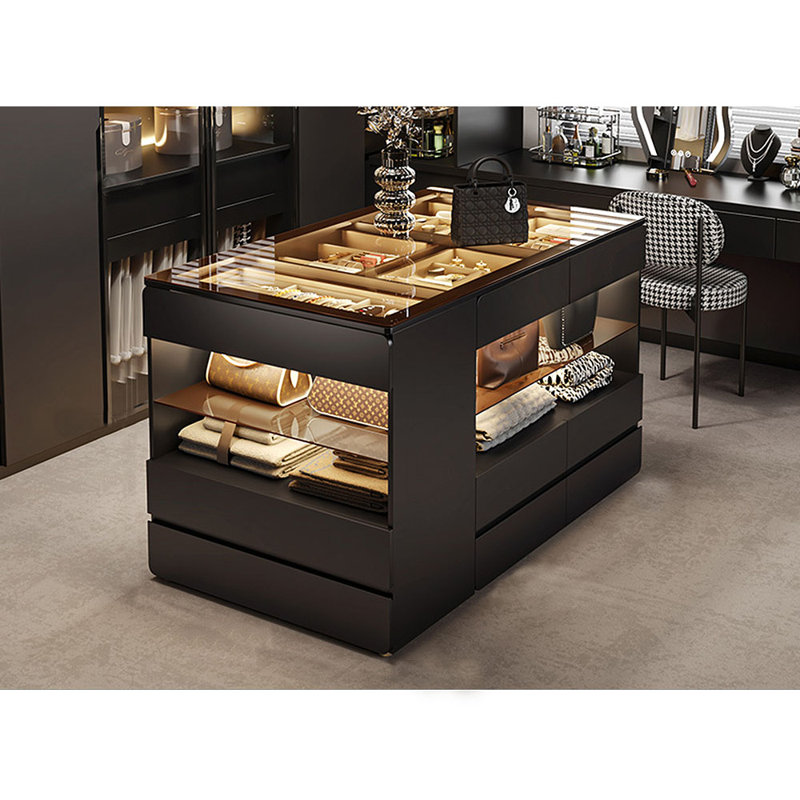 Armoire de rangement à bijoux, Noir, noir, noir, noir