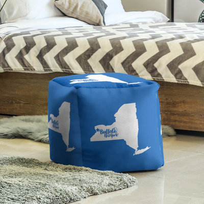 Repose-pieds cube new york buffalo