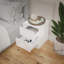 Ensemble de chambre à coucher 2 pièces Carissa - Commode 6 tiroirs et table de chevet 2 tiroirs
