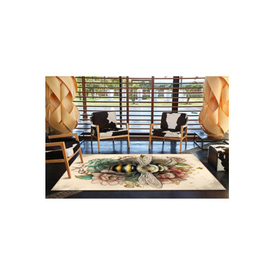Tapis lavable multicolore