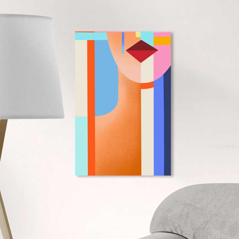 Abstract Shaped Lady III Print, Wrapped Canvas, 54" H x 36" W