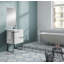 Ensemble de meuble-lavabo de salle de bain simple 44 po Aquilar-1797880910