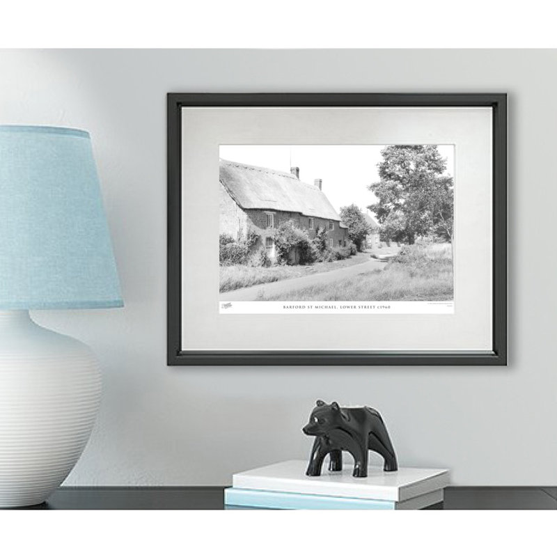 Barford St Michael, Lower Street C1960 by Francis Frith - Single Picture Frame Print, 28cm H x 36cm W x 2.3cm D