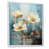 White Floater Framed