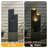Modern Cascading Freestanding Outdoor Water Fountain With LED Lights For Garden And Patio Decor