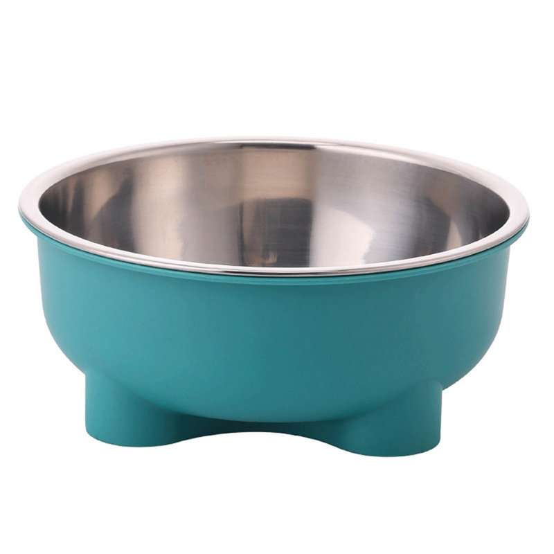 Bol pour chien personnalisé avec base en silicone antidérapante en acier inoxydable pour chats et chiens, D, D