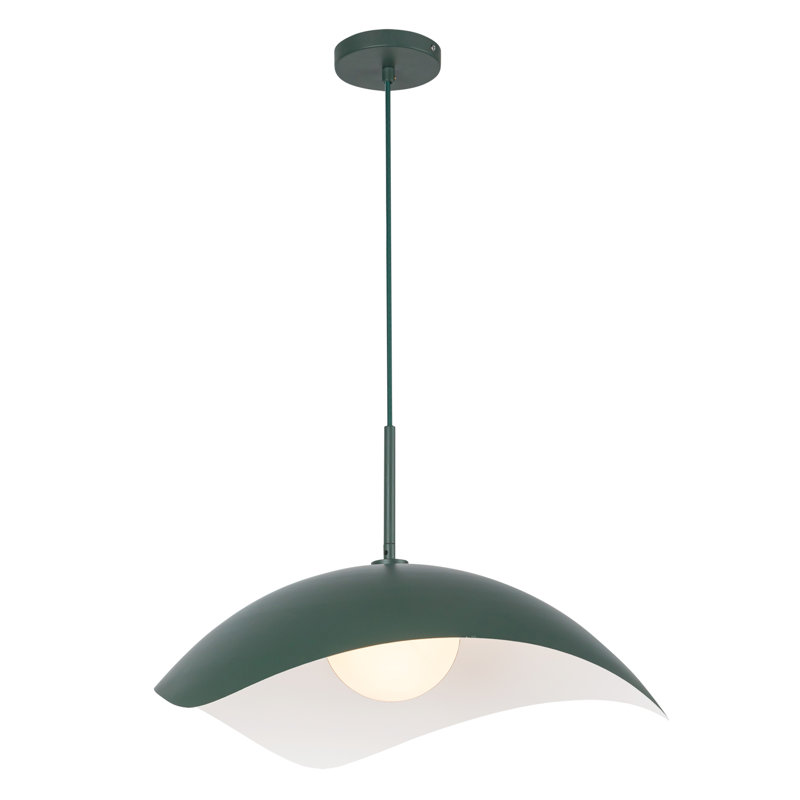 Luminaire suspendu 22 po Kirby, Vert