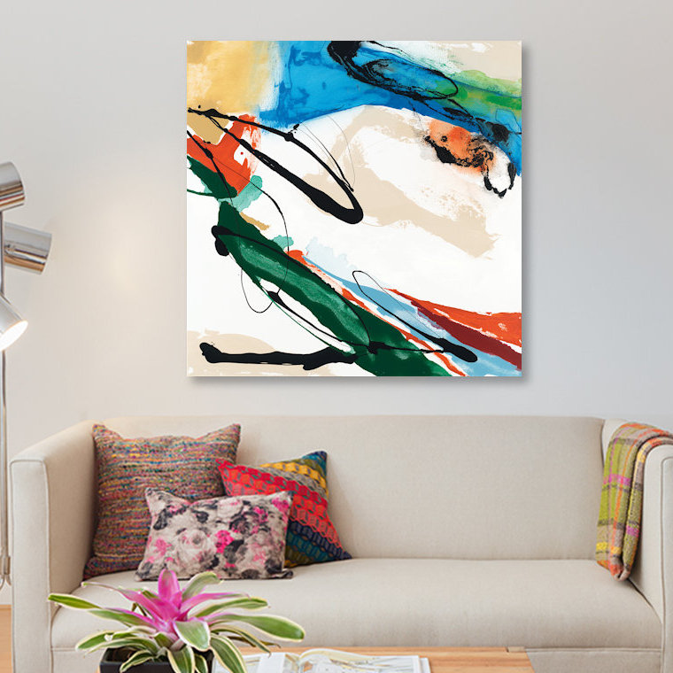 « fabriquer iv », impression sur toile, H 48 po x l 48 po x P 1,5 po, Toile tendue, Pas de tapis