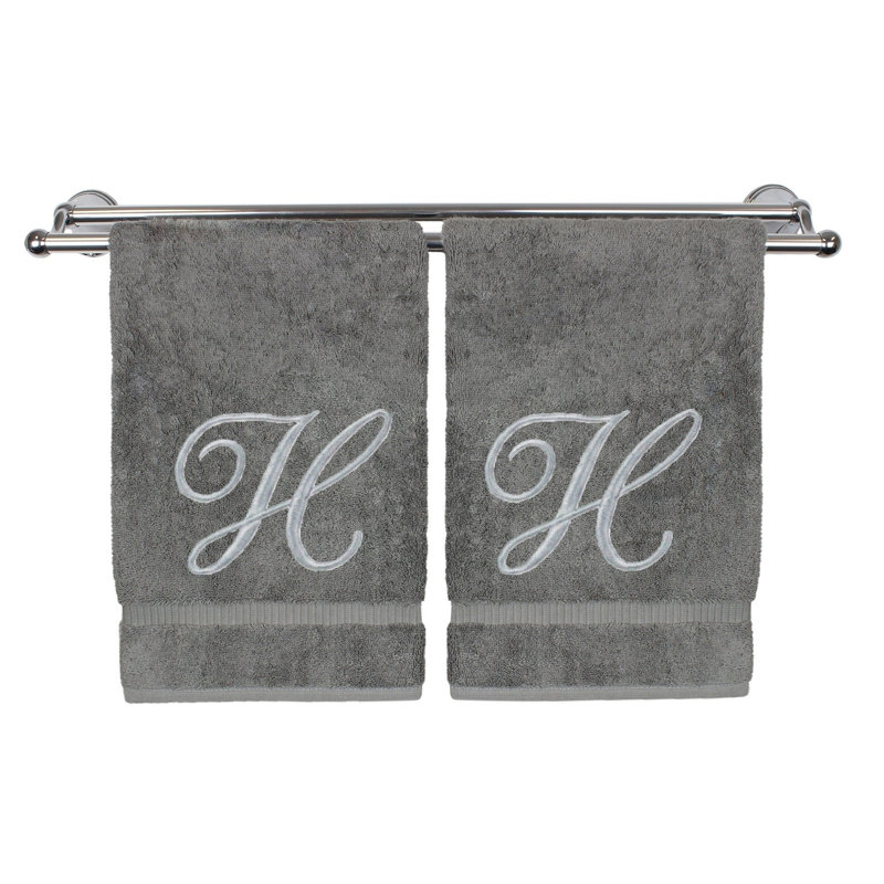 Super Plush Hand Towel, H, Gray/Silver