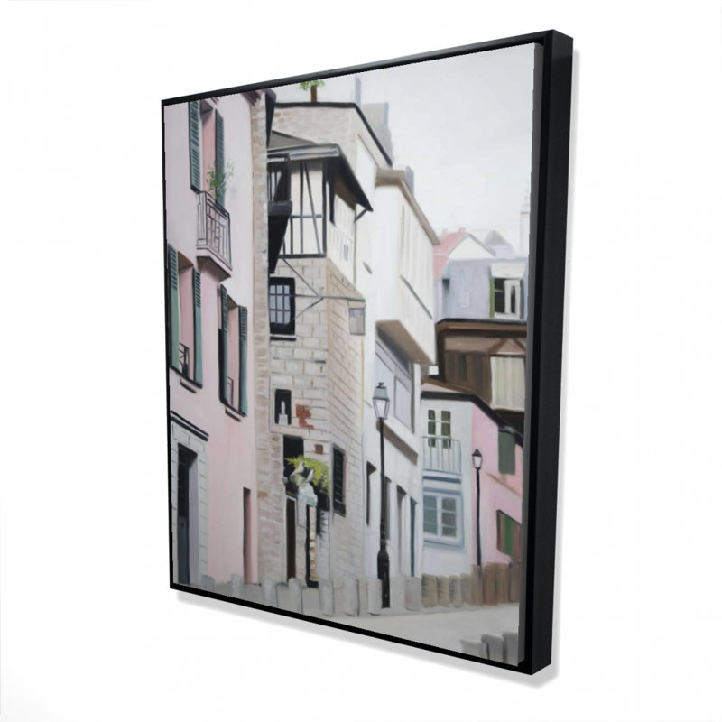 «Street In Montmartre In Paris» sur toile