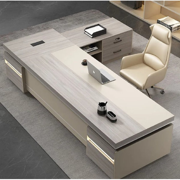 Splendor Furniture L-Shaped Executive Desk - Wayfair Canada