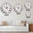 White Rannunculus Close up - Large Cottage Wall Clock-73176288