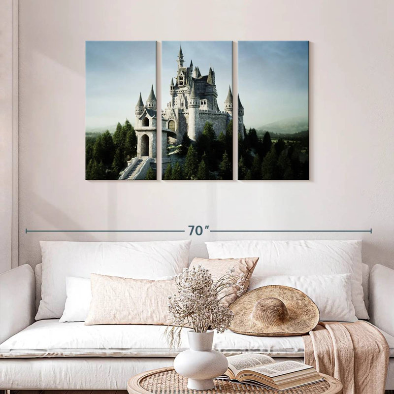 Château de conte de fées Lilie, H 28 po x l 45 po